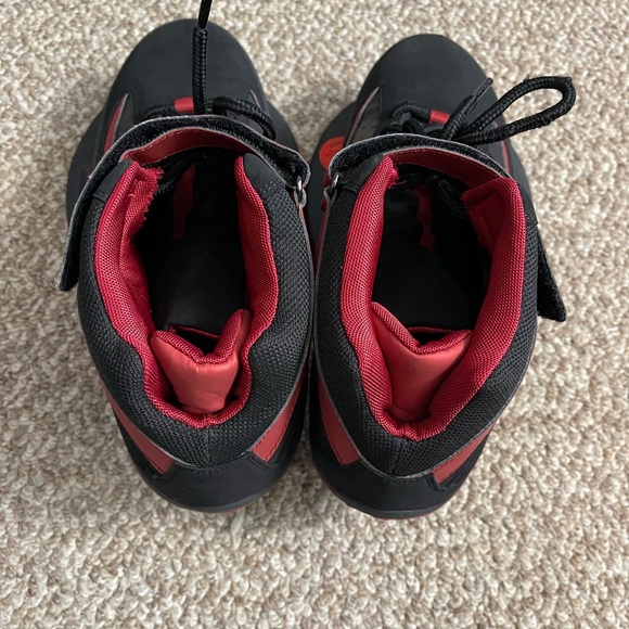 Mens Strength Training Shoes Black/Red US 14 ATI Calf Dunking Sneakers Platform - Picture 4 of 8